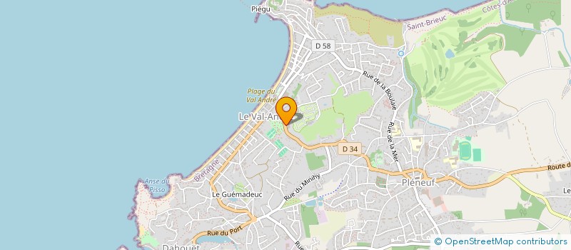 localisation de l'entreprise VIPIMOSIMO  PLENEUF-VAL-ANDRE