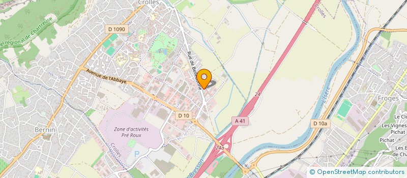 localisation de l'entreprise VIPINAMI  CROLLES