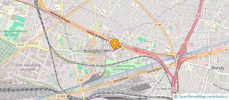 localisation de l'entreprise VIPOC à BOBIGNY