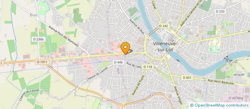 localisation de l'entreprise VIPRONET  VILLENEUVE-SUR-LOT