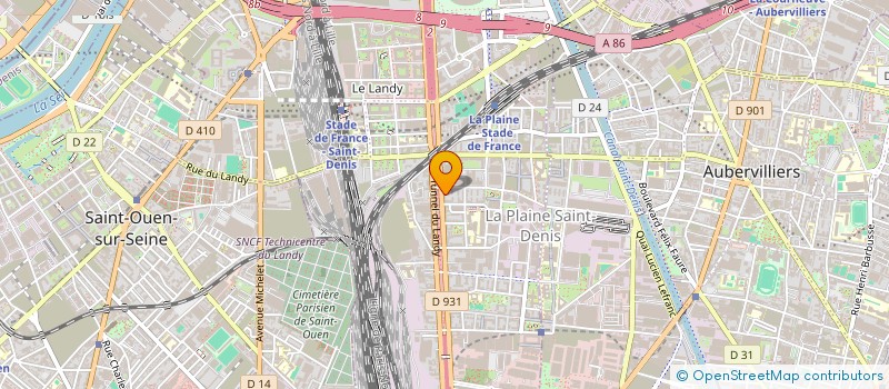 localisation de l'entreprise VIPSUN IMMOBILIER  SAINT-DENIS