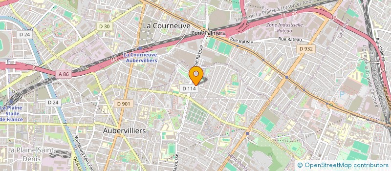 localisation de l'entreprise VIPU à AUBERVILLIERS