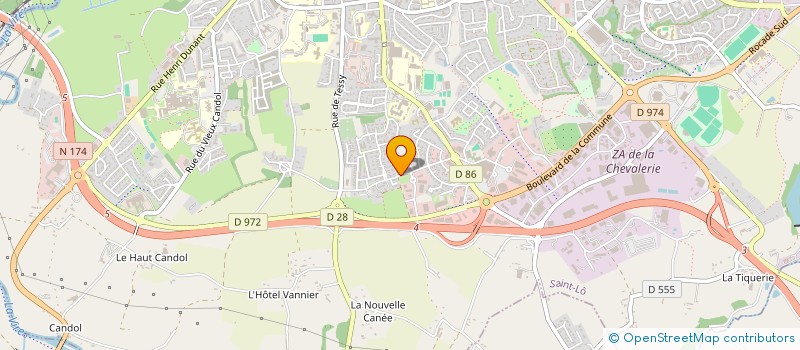 localisation de l'entreprise VIR-INVEST  SAINT-LO