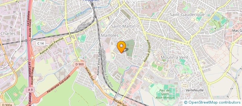 localisation de l'entreprise VIRA B à PERPIGNAN