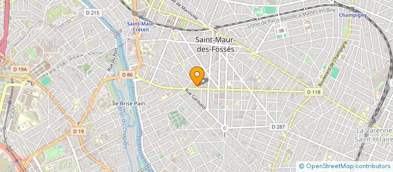 localisation de l'entreprise VIRAA à SAINT-MAUR-DES-FOSSES