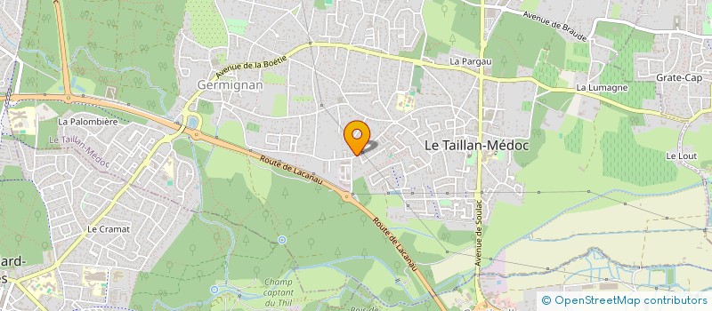 localisation de l'entreprise #VIRACOCHA - ANIMATION/EDUCATION/FORMATION/INSERTION  LE TAILLAN-MEDOC