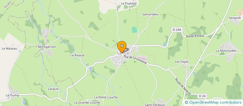 localisation de l'entreprise VIRAD'A AUTOCLUB CREUSOIS à EVAUX-LES-BAINS
