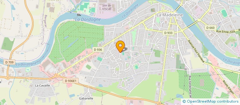 localisation de l'entreprise VIRAGE à BERGERAC