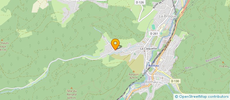 localisation de l'entreprise VIRAGE  LA BROQUE