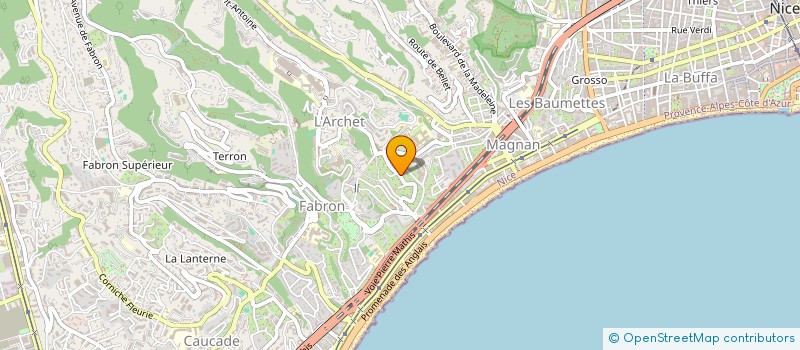 localisation de l'entreprise VIRAGE  NICE