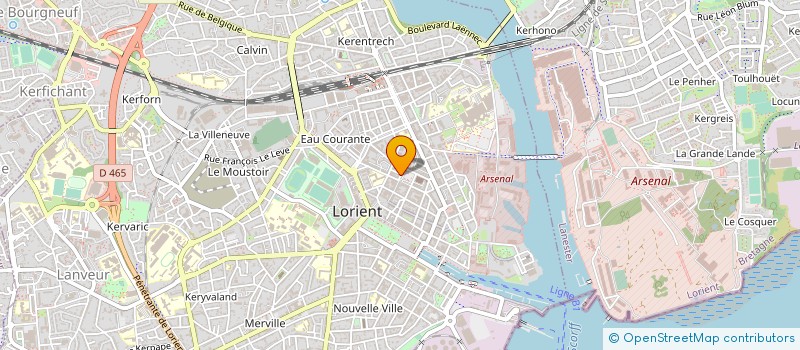 localisation de l'entreprise VIRAGE CONSEIL à LORIENT