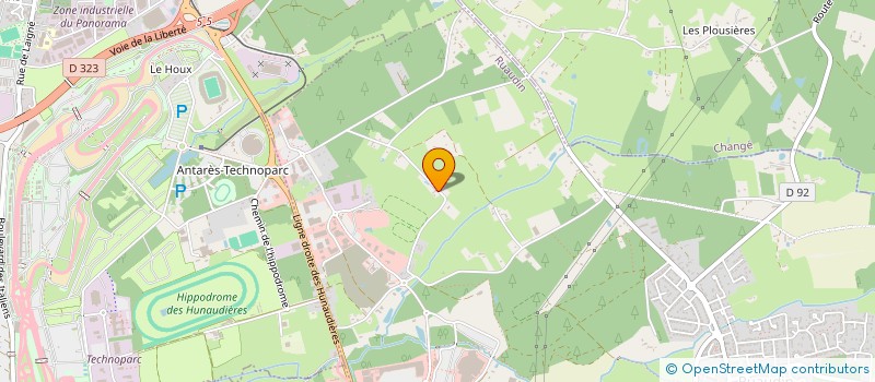 localisation de l'entreprise VIRAGE DE MULSANNE  RUAUDIN