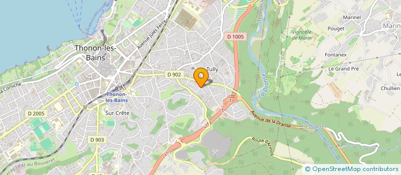 localisation de l'entreprise VIRAGE DURABLE à THONON-LES-BAINS
