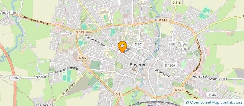 localisation de l'entreprise VIRAGES à BAYEUX