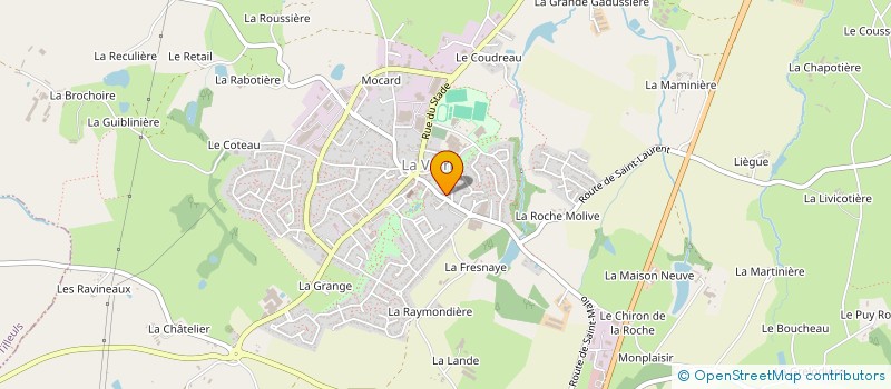 localisation de l'entreprise VIRAGES à CHANVERRIE