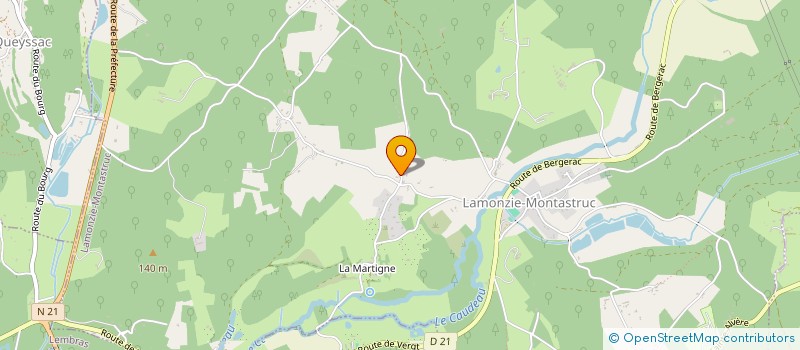 localisation de l'entreprise VIRAILLOT  LAMONZIE-MONTASTRUC