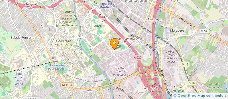 localisation de l'entreprise VIRAJ H2 à TOULOUSE