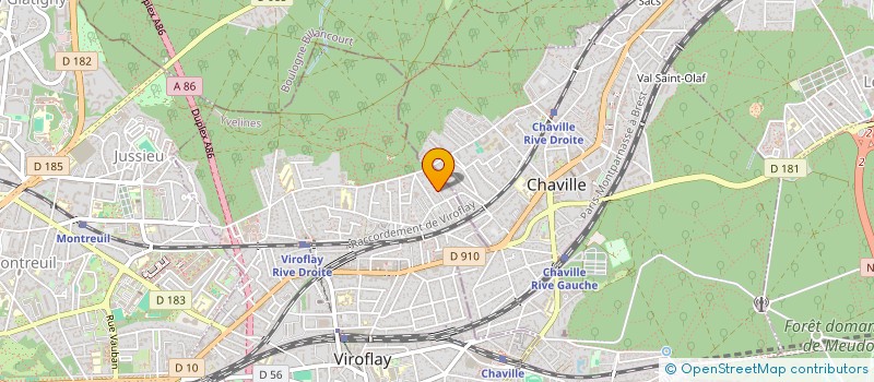 localisation de l'entreprise VIRAJE à VIROFLAY