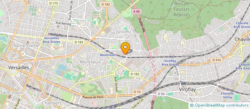 localisation de l'entreprise VIRAL à VERSAILLES