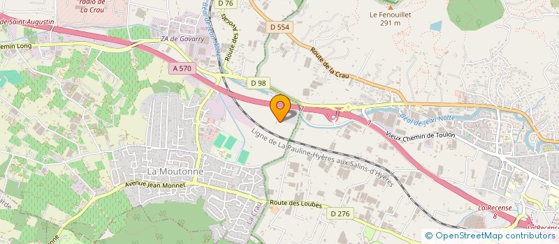 localisation de l'entreprise VIRAL CONCEPT  LA CRAU