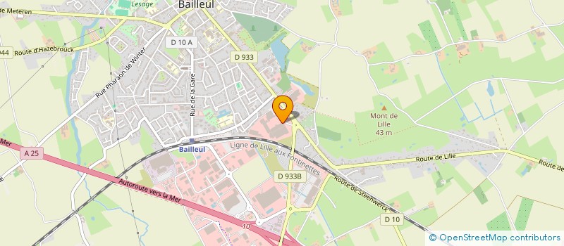 localisation de l'entreprise VIRALNOR à BAILLEUL