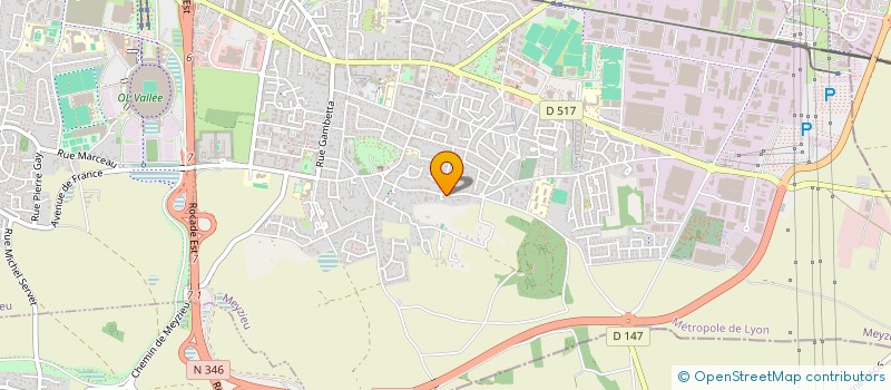 localisation de l'entreprise VIRAM  MEYZIEU