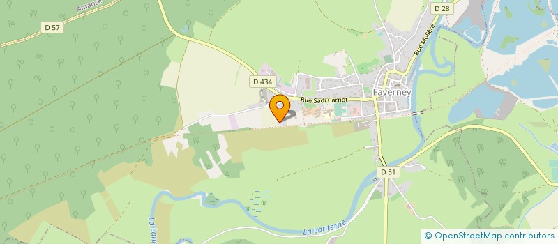 localisation de l'entreprise VIRAMAX DELAVENNE à FAVERNEY