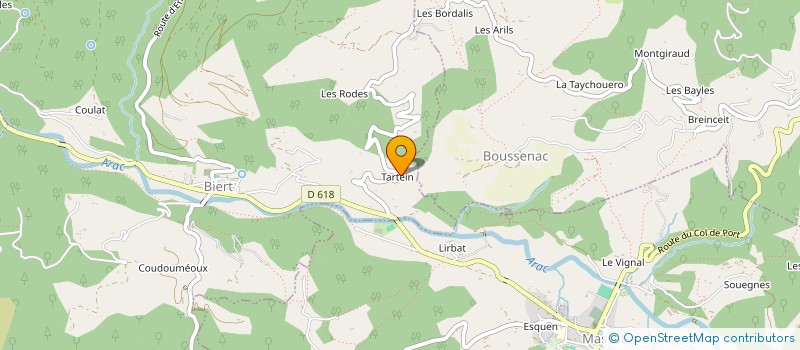 localisation de l'entreprise VIRAR à BIERT