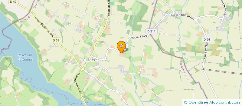 localisation de l'entreprise VIRASO  GARDERES