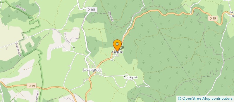 localisation de l'entreprise VIRAT CEDRIC  JAVAUGUES