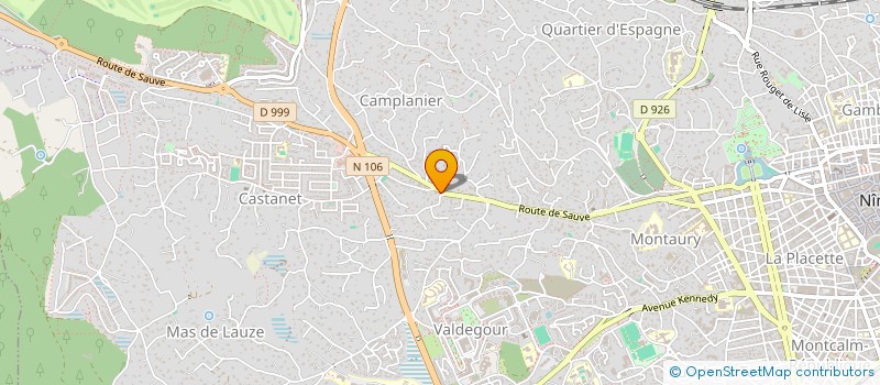 localisation de l'entreprise VIRATOMA  NIMES