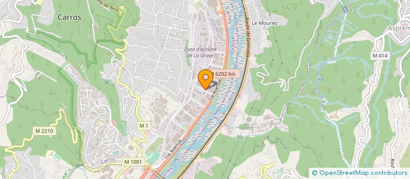 localisation de l'entreprise VIRBAC FRANCE à CARROS