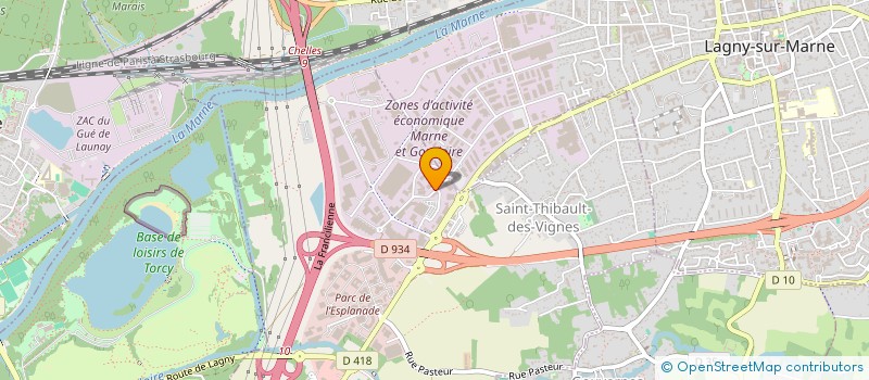 localisation de l'entreprise VIRCA  SAINT-THIBAULT-DES-VIGNES