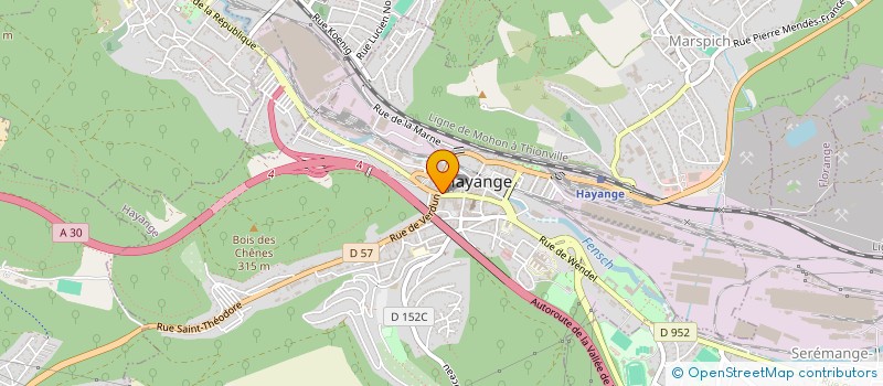 localisation de l'entreprise VIRCLA  HAYANGE