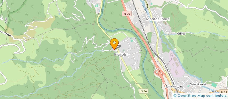 localisation de l'entreprise VIRDI à FOIX