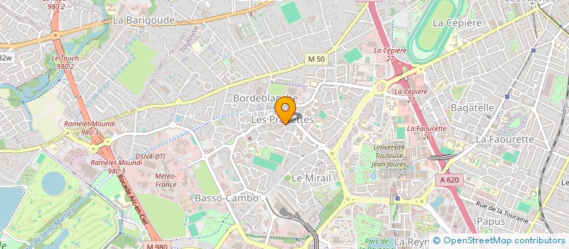 localisation de l'entreprise VIRE ET VOLTE à TOULOUSE