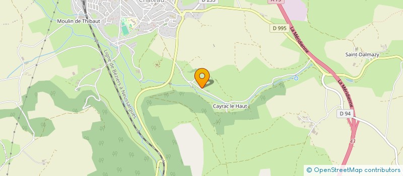 localisation de l'entreprise VIRE-VIRE  SEVERAC D'AVEYRON