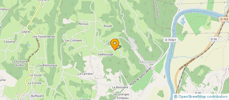 localisation de l'entreprise VIRE'VOLTE  COUX ET BIGAROQUE-MOUZENS