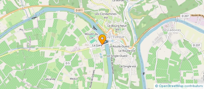 localisation de l'entreprise VIREBENT ET CIE à PUY L'EVEQUE