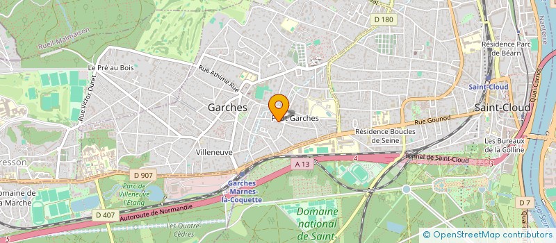 localisation de l'entreprise VIRECS BATIMENT à GARCHES