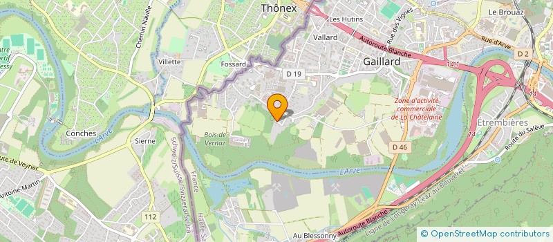 localisation de l'entreprise VIRELEVENT à GAILLARD