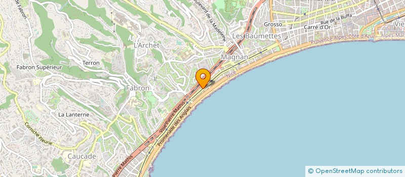 localisation de l'entreprise VIRELLO ET MAGI à NICE