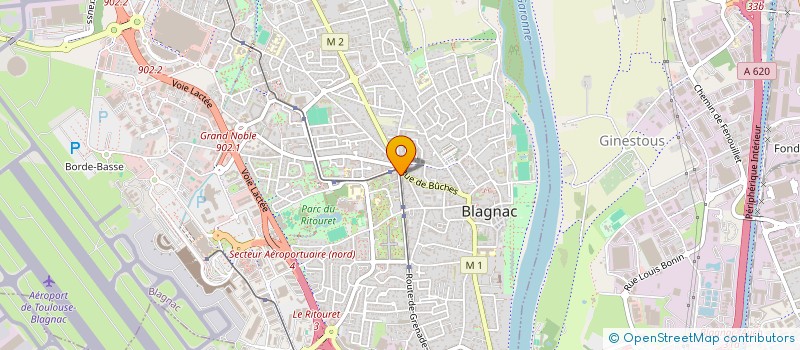 localisation de l'entreprise VIRENET PROPRETE à BLAGNAC