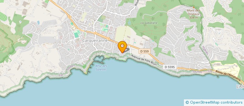 localisation de l'entreprise VIRENQUE IMMOBILIER  CARQUEIRANNE