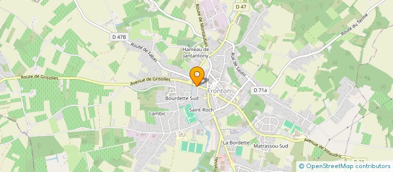 localisation de l'entreprise VIRES 2  FRONTON