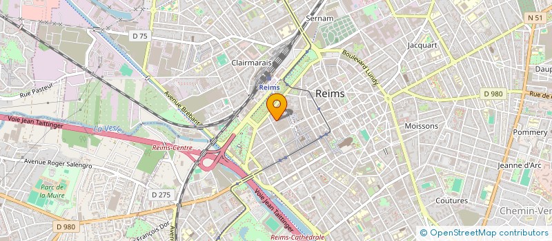 localisation de l'entreprise VIRET EQUIPEMENTS à REIMS