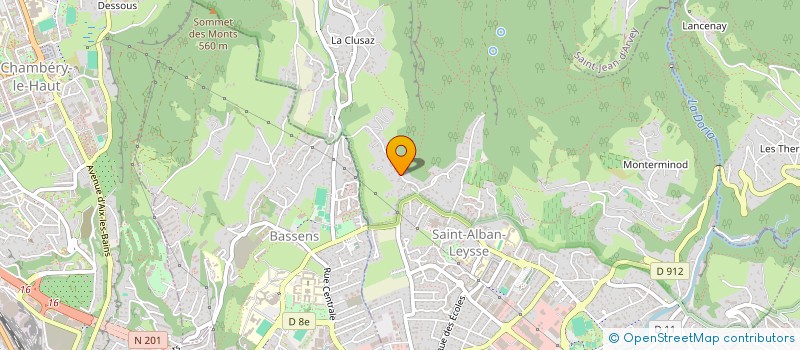 localisation de l'entreprise VIRET SAVOIE  SAINT-ALBAN-LEYSSE