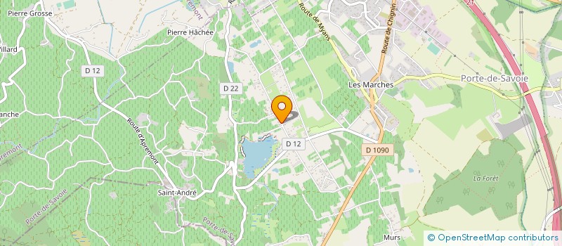 localisation de l'entreprise VIRET TRANSPORT EXPRESS à PORTE-DE-SAVOIE