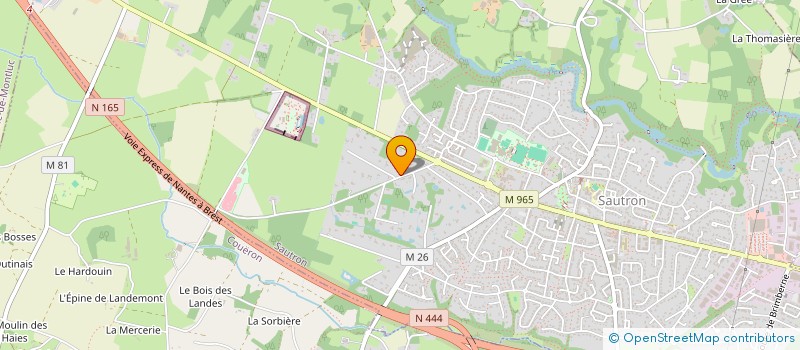 localisation de l'entreprise VIREVA 1 à SAUTRON