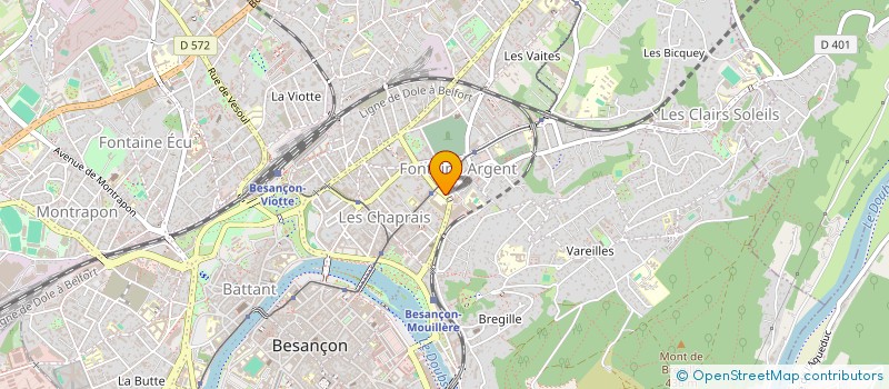 localisation de l'entreprise VIREVOLTAGE  BESANCON
